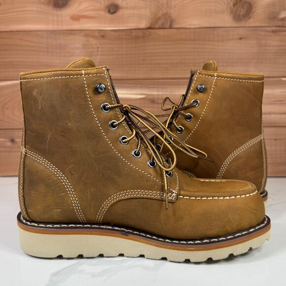Carhartt Waterproof Moc Toe 6" Wedge Work Boots Brown US Women's 6.5 M NEW - Picture 13 of 15